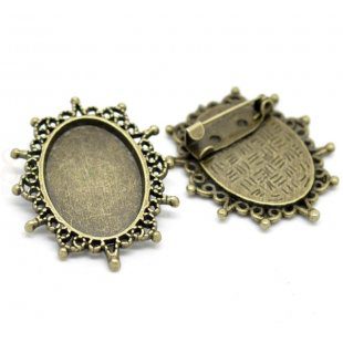 Antiikpronks prossitoorik kameele/alaga25x18mm