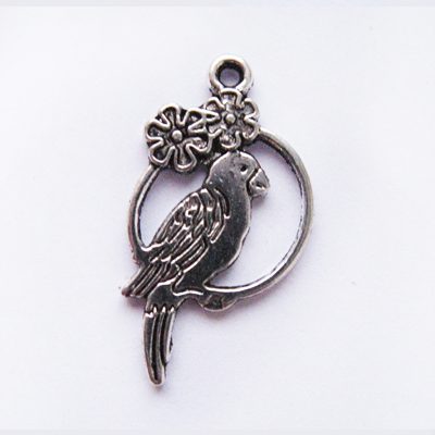 Antiikhõbedane ripats"papagoi"