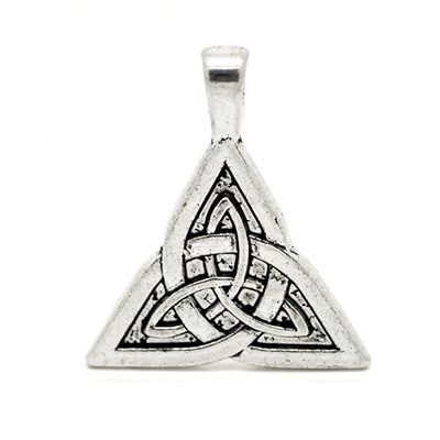 Antiikhõbedane ripats keldi sõlm/2814