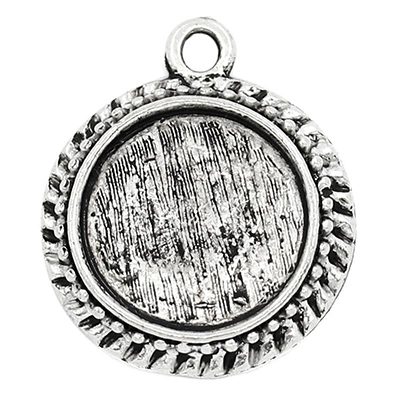 Antiikhõbedane ripatsiraam kameele/alaga14mm