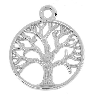 Antiikhõbedane ripats/puu/24x20mm