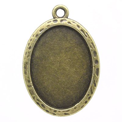 Antiikpronks alusraam kameele/alaga 30x22mm