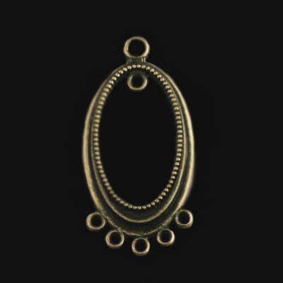 Antiikpronksi värvi toorik/38 x19mm