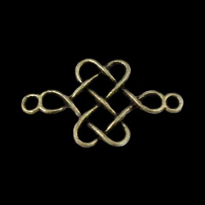 Antiikpronksi värvi ühendaja/30x18 mm