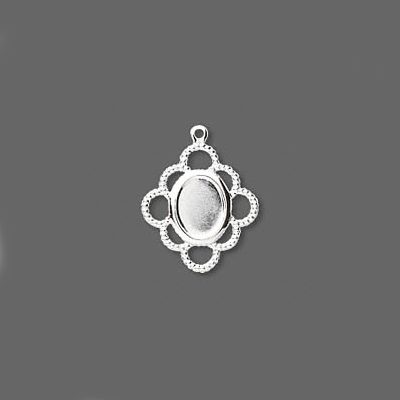 Hõbetatud raam kameele/21,5x17mm