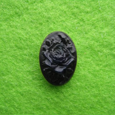 Kamee" Must roos" /18x13mm