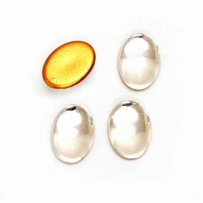 Klaaskamee/14x10mm/ jääkristall