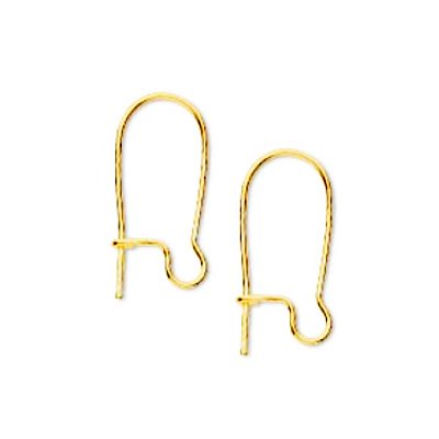 Kullatud kõrvarõnga haagid/18mm/20tk