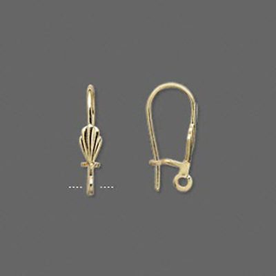 Kullatud messinghaagid teokarbiga/17,5mm