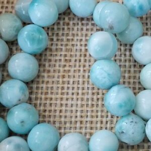Looduslik larimar helmes 7 mm