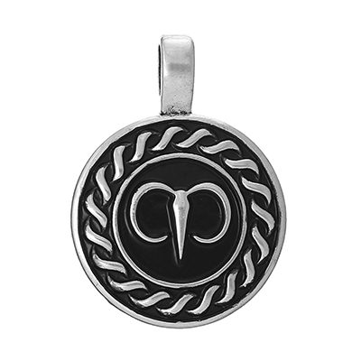 Metallist tähtkuju ripats/jäär/39x28mm