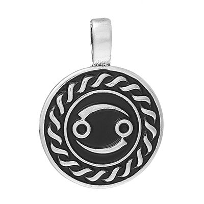 Metallist tähtkuju ripats/vähk/39x28mm