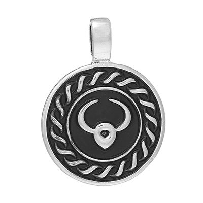 Metallist tähtkuju ripats/sõnn/39x28mm