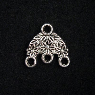 Hõbedane ühendaja/15x16 mm