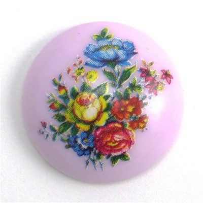 Vintage ümmagune kamee/lilla