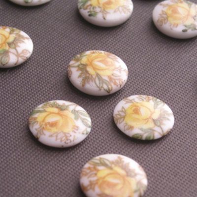 Vintage ümmagune kamee/12mm