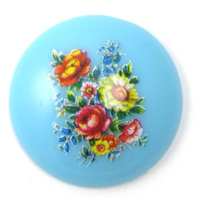 Vintage ümmargune kamee/28mm